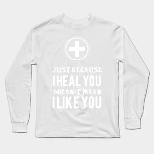 pen and paper healer Long Sleeve T-Shirt